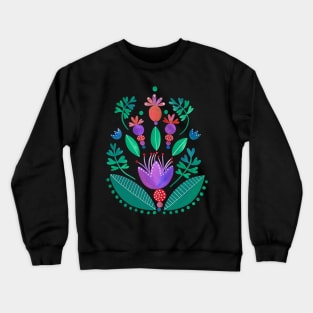 Kurbits - Balance - Scandinavian Folk Art Crewneck Sweatshirt